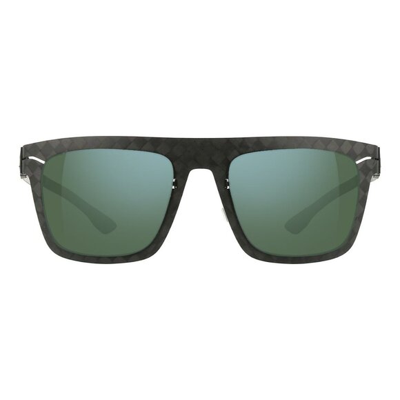 New IC! BERLIN gla00000000000000278 Black Polarised Square FLX_S05 Median Night - Picture 2 of 4